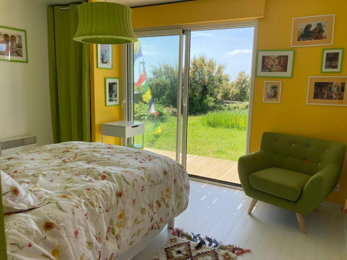 La Maison Bleue-Sciotot-Les Pieux Esterno foto