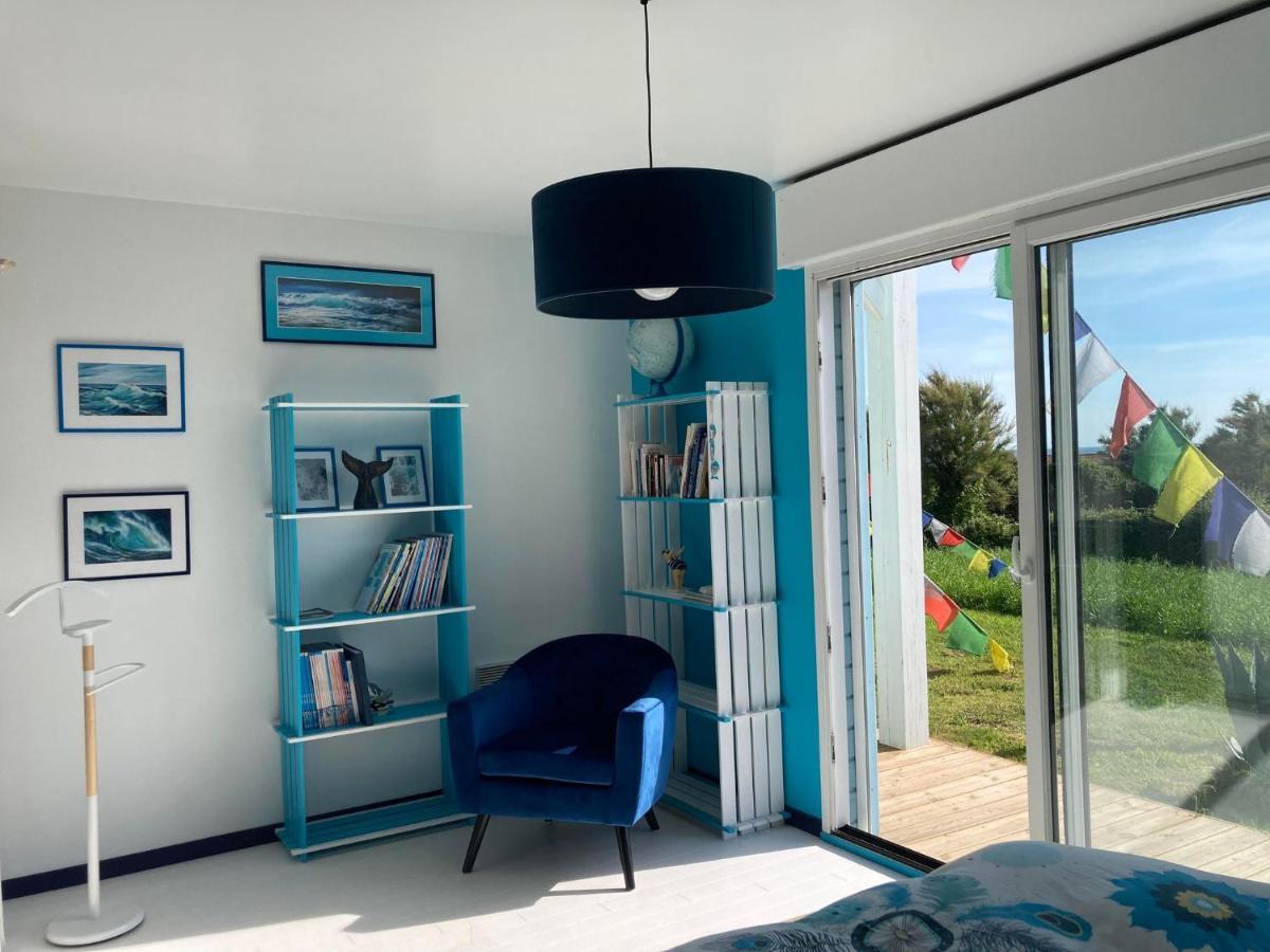 La Maison Bleue-Sciotot-Les Pieux Esterno foto